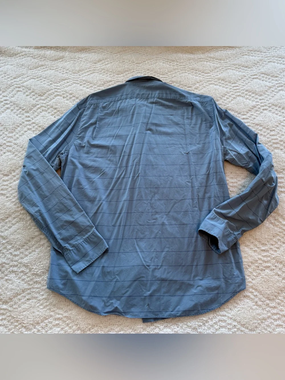 J. Crew Men's Slate Blue Button-Down Shirt